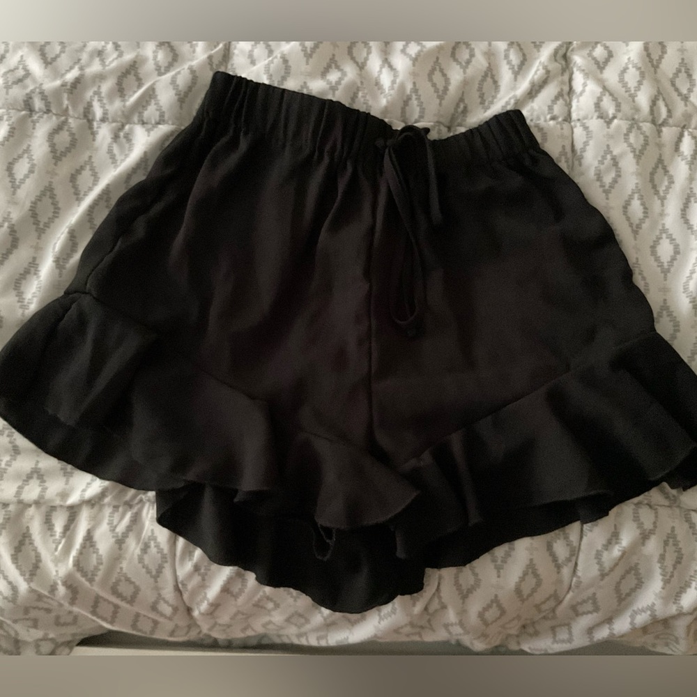 Small black shorts!